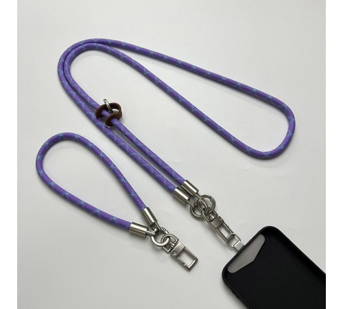 Набір шнурків 120см + 35см Purple / Blue Набір шнурків 120см + 35см Purple / Blue