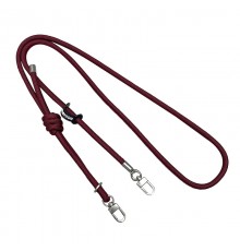 Шнурок із двома кріпленнями (8 мм) 150 см Maroon