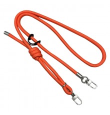 Шнурок із двома кріпленнями (8 мм) 150 см Neon Orange