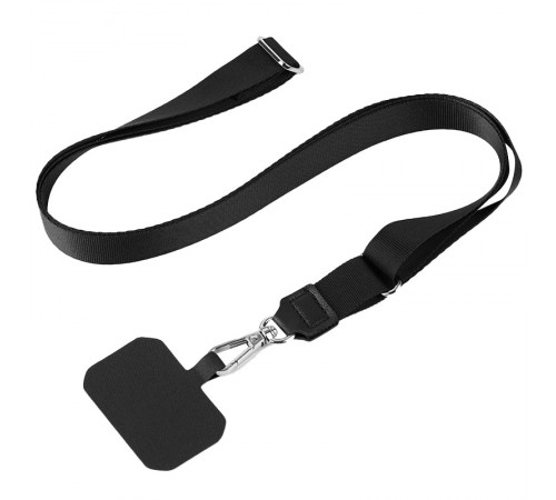 Шнурок широкий (2см) 140см Black Шнурок широкий (2см) 140см Black