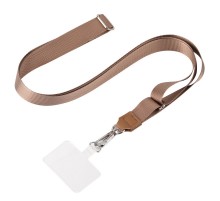 Шнурок широкий (2см) 140см Brown