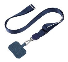 Шнурок широкий (2см) 140см Dark Blue