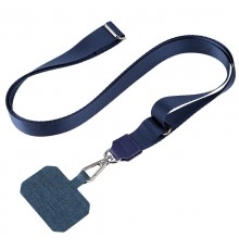 Шнурок широкий (2см) 140см Dark Blue