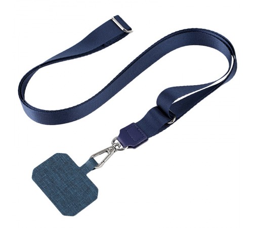 Шнурок широкий (2см) 140см Dark Blue Шнурок широкий (2см) 140см Dark Blue