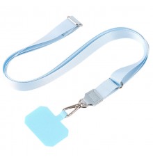 Шнурок широкий (2см) 140см Sky Blue