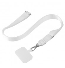 Шнурок широкий (2см) 140см White
