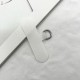 Вставка для шнурка вузька White