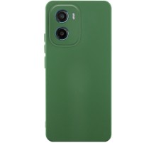 Чохол Silicone Cover Lakshmi Full Camera (AA) для Motorola Moto G05 / E15 4G Зелений / Dark green