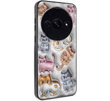 TPU+PC чохол Prisma Fluffie для Xiaomi Redmi A3 / Poco C61 Kittens