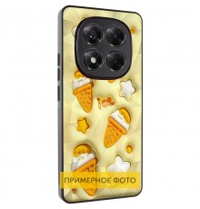 TPU+PC чохол Prisma Fluffie для Xiaomi Redmi Note 14 4G (Int. version) Ice