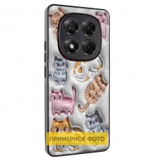 TPU+PC чохол Prisma Fluffie для Xiaomi Redmi Note 14 4G (Int. version) Kittens
