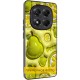TPU+PC чохол Prisma Fluffie для Xiaomi Redmi Note 14 4G (Int. version) Lemon
