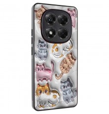 TPU+PC чохол Prisma Fluffie для Xiaomi Redmi Note 14 Pro 4G Kittens