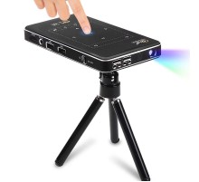 Проектор 4k Android K95-DLP з аккумулятором 5000 mAh Black