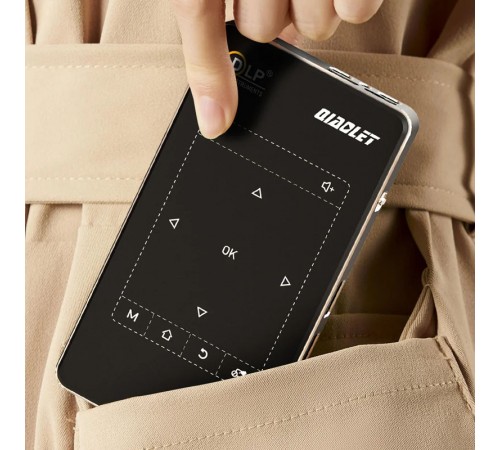 Проектор 4k Android K95-DLP з аккумулятором 5000 mAh Black Проектор 4k Android K95-DLP з аккумулятором 5000 mAh Black