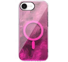 Чохол TPU Shiny Mountain (MagFit) для Apple iPhone 16e (6.1") Pink