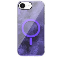 Чохол TPU Shiny Mountain (MagFit) для Apple iPhone 16e (6.1") Purple