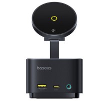 БЗП+HUB Baseus MagPro Series II 7-in-1 (USB-C to HDMI 4K 60Hz+2USB-А+2C+1SD/TF) (B000729001) Cosmic Black