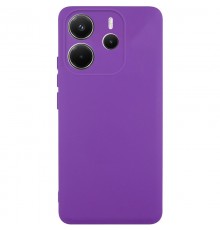 Чохол TPU GETMAN Liquid Silk Full Camera для Xiaomi Redmi Note 14 4G (Int. version) Фіолетовий / Purple
