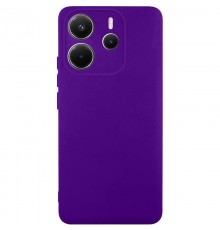Чохол TPU GETMAN Liquid Silk Full Camera для Xiaomi Redmi Note 14 4G (Int. version) Фіолетовий / Ultra Violet
