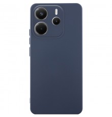Чохол TPU GETMAN Liquid Silk Full Camera для Xiaomi Redmi Note 14 4G (Int. version) Синій / Midnight blue