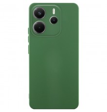 Чохол TPU GETMAN Liquid Silk Full Camera для Xiaomi Redmi Note 14 4G (Int. version) Зелений / Dark green