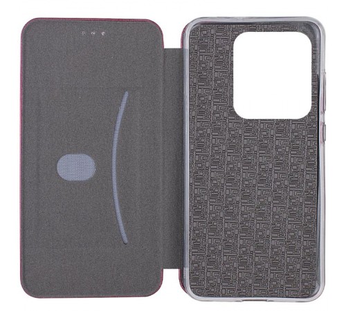 Шкіряний чохол-книжка Classy для Infinix Hot 40 / 40 Pro / Tecno Spark 20 Pro Бордовий