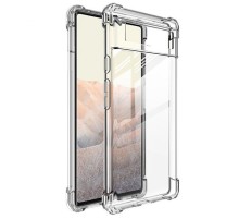 TPU чохол GETMAN Ease logo посилені кути Full Camera для Google Pixel 6 Безбарвний (прозорий)
