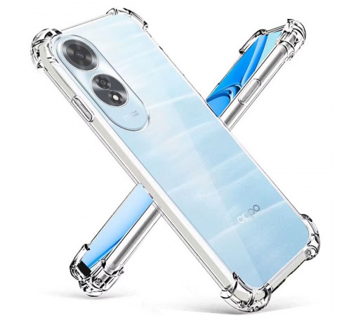 TPU чохол GETMAN Ease logo посилені кути Full Camera для Oppo A60 4G Безбарвний (прозорий) TPU чохол GETMAN Ease logo посилені кути Full Camera для Oppo A60 4G Безбарвний (прозорий)