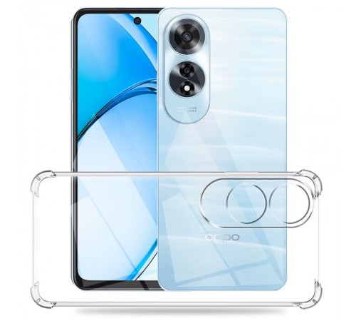 TPU чохол GETMAN Ease logo посилені кути Full Camera для Oppo A60 4G Безбарвний (прозорий) TPU чохол GETMAN Ease logo посилені кути Full Camera для Oppo A60 4G Безбарвний (прозорий)