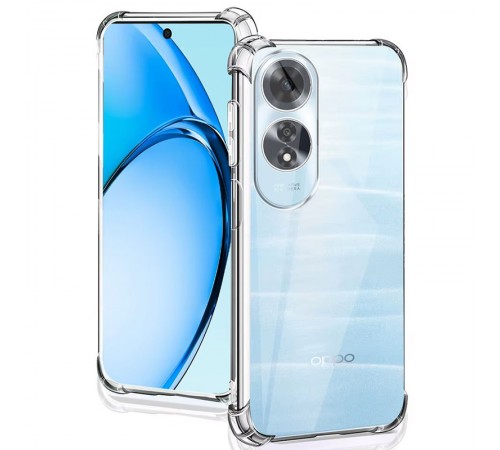TPU чохол GETMAN Ease logo посилені кути Full Camera для Oppo A60 4G Безбарвний (прозорий) TPU чохол GETMAN Ease logo посилені кути Full Camera для Oppo A60 4G Безбарвний (прозорий)