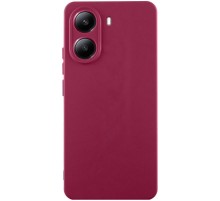 Чохол Silicone Cover Lakshmi Full Camera (AA) для Xiaomi Poco X7 Pro Бордовий / Marsala