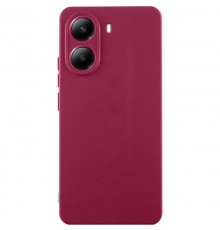Чохол Silicone Cover Lakshmi Full Camera (AA) для Xiaomi Poco X7 Pro Бордовий / Marsala