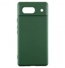 Чохол TPU GETMAN Liquid Silk Full Camera для Google Pixel 6 Зелений / Dark green