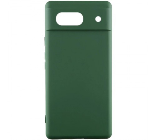 Чохол TPU GETMAN Liquid Silk Full Camera для Google Pixel 6 Зелений / Dark green Чохол TPU GETMAN Liquid Silk Full Camera для Google Pixel 6 Зелений / Dark green