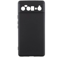 Чохол TPU GETMAN Liquid Silk Full Camera для Google Pixel 6 Pro Чорний / Black