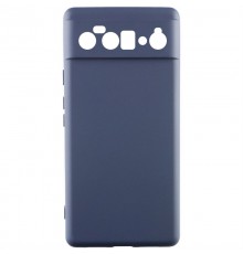 Чохол TPU GETMAN Liquid Silk Full Camera для Google Pixel 6 Pro Синій / Midnight Blue