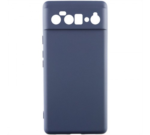 Чохол TPU GETMAN Liquid Silk Full Camera для Google Pixel 6 Pro Синій / Midnight Blue Чохол TPU GETMAN Liquid Silk Full Camera для Google Pixel 6 Pro Синій / Midnight Blue