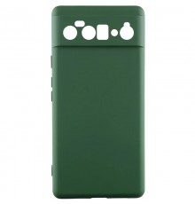 Чохол TPU GETMAN Liquid Silk Full Camera для Google Pixel 6 Pro Зелений / Dark green