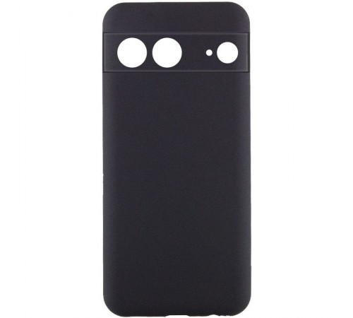 Чохол TPU GETMAN Liquid Silk Full Camera для Google Pixel 7 Чорний / Black Чохол TPU GETMAN Liquid Silk Full Camera для Google Pixel 7 Чорний / Black
