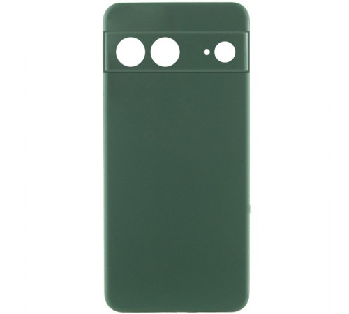 Чохол TPU GETMAN Liquid Silk Full Camera для Google Pixel 7 Зелений / Dark green Чохол TPU GETMAN Liquid Silk Full Camera для Google Pixel 7 Зелений / Dark green