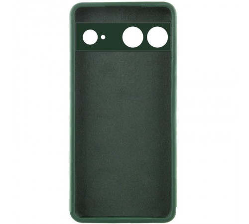 Чохол TPU GETMAN Liquid Silk Full Camera для Google Pixel 7 Зелений / Dark green Чохол TPU GETMAN Liquid Silk Full Camera для Google Pixel 7 Зелений / Dark green
