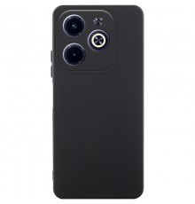 Чохол TPU GETMAN Liquid Silk Full Camera для Infinix Hot 40i Чорний / Black