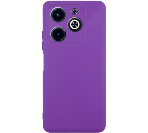 Чохол TPU GETMAN Liquid Silk Full Camera для Infinix Hot 40i Фіолетовий / Purple Чохол TPU GETMAN Liquid Silk Full Camera для Infinix Hot 40i Фіолетовий / Purple