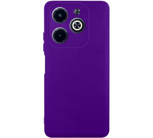 Чохол TPU GETMAN Liquid Silk Full Camera для Infinix Hot 40i Фіолетовий / Ultra Violet Чохол TPU GETMAN Liquid Silk Full Camera для Infinix Hot 40i Фіолетовий / Ultra Violet
