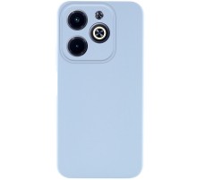 Чохол TPU GETMAN Liquid Silk Full Camera для Infinix Hot 40i Блакитний / Lilac Blue
