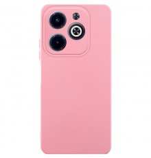 Чохол TPU GETMAN Liquid Silk Full Camera для Infinix Hot 40i Рожевий / Pink