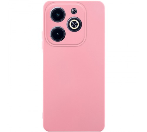 Чохол TPU GETMAN Liquid Silk Full Camera для Infinix Hot 40i Рожевий / Pink Чохол TPU GETMAN Liquid Silk Full Camera для Infinix Hot 40i Рожевий / Pink