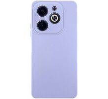 Чохол TPU GETMAN Liquid Silk Full Camera для Infinix Hot 40i Бузковий / Dasheen