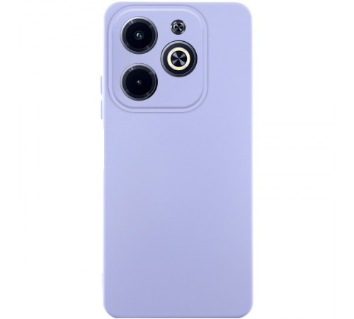 Чохол TPU GETMAN Liquid Silk Full Camera для Infinix Hot 40i Бузковий / Dasheen Чохол TPU GETMAN Liquid Silk Full Camera для Infinix Hot 40i Бузковий / Dasheen